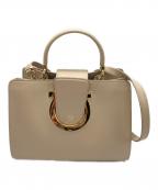Salvatore Ferragamoサルヴァトーレ フェラガモ）の古着「2WAYバッグ　FZ-21 G596」｜ベージュ