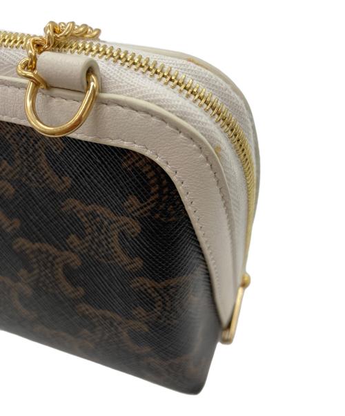 CELINE（セリーヌ）CELINE (セリーヌ) チェーンクラッチバッグ　U-SD-3260 ブラックの古着・服飾アイテム