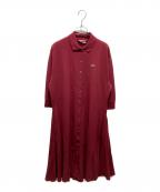 LACOSTEラコステ）の古着「ポロシャツワンピース　EF2284M」｜レッド