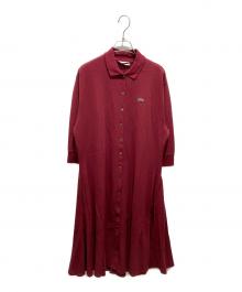 LACOSTE（ラコステ）の古着「ポロシャツワンピース　EF2284M」｜レッド