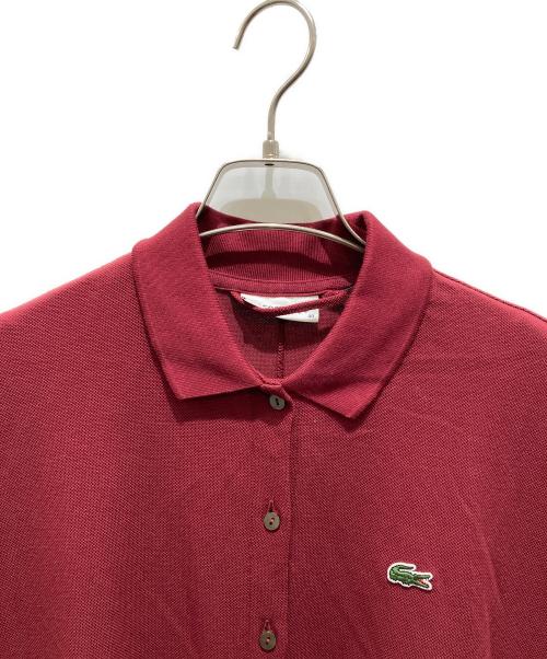 LACOSTE（ラコステ）LACOSTE (ラコステ) ポロシャツワンピース　EF2284M レッド サイズ:40 未使用品の古着・服飾アイテム