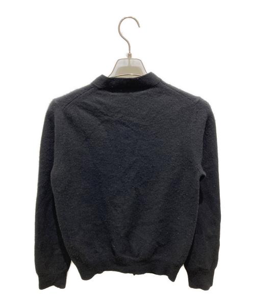 PLAY COMME des GARCONS（プレイコムデギャルソン）PLAY COMME des GARCONS (プレイコムデギャルソン) ニットカーディガン ブラック サイズ:Mの古着・服飾アイテム