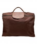 LONGCHAMPロンシャン）の古着「ナイロンハンドバッグ」｜ブラウン