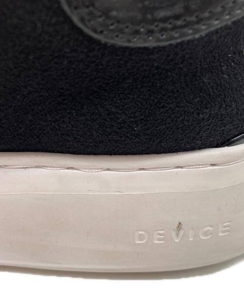 DEVICE1（デバイスワン）DEVICE1 (デバイスワン) ローカットスニーカー ブラック サイズ:26.5㎝の古着・服飾アイテム