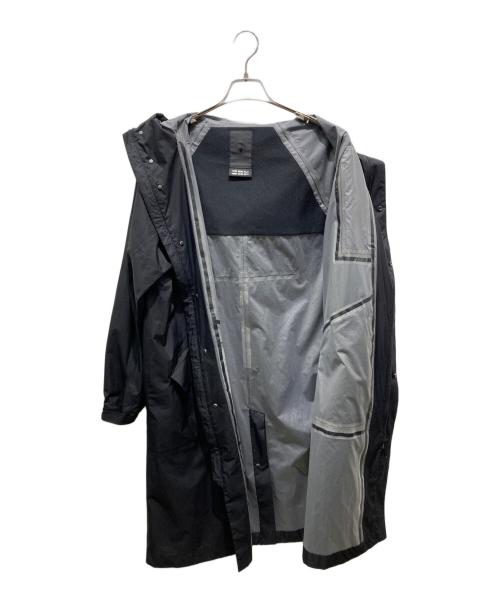 DESCENTE（デサント）DESCENTE (デサント) ナイロンフーデッドロングコート　D0U0JC04 ブラック サイズ:Mの古着・服飾アイテム