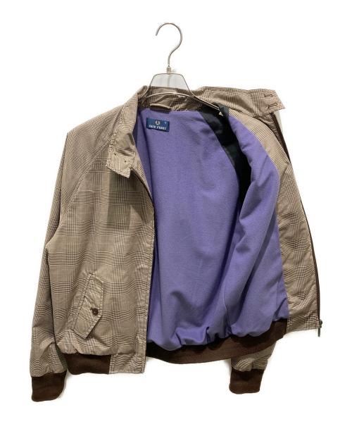 FRED PERRY（フレッドペリー）FRED PERRY (フレッドペリー) ハリントンジャケット ブラウン サイズ:Sの古着・服飾アイテム