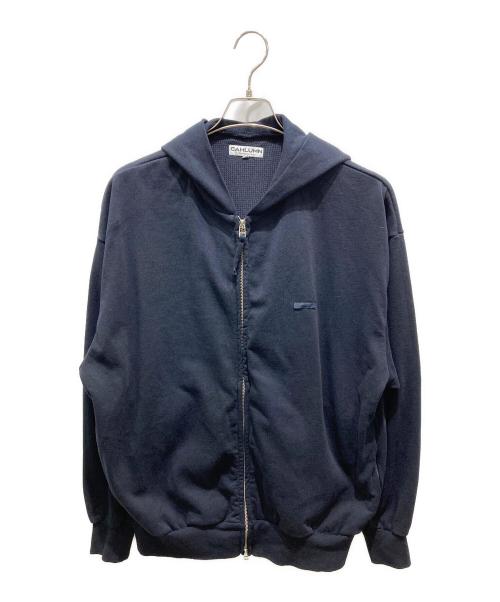 CAHLUMN（カウラム）CAHLUMN (カウラム) Heavy Weight Jersey Thermal 　1023390900031Lined Zip Hoodie ブラック サイズ:Mの古着・服飾アイテム