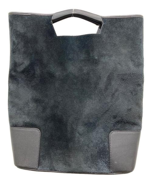LOEWE（ロエベ）LOEWE (ロエベ) スエードハンドバッグ ブラックの古着・服飾アイテム