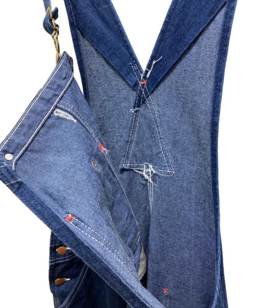 round house（ラウンドハウス）round house (ラウンドハウス) オーバーオール ブルー サイズ:36の古着・服飾アイテム