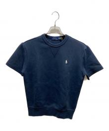 POLO RALPH LAUREN（ポロ・ラルフローレン）の古着「半袖スウェット」｜ネイビー