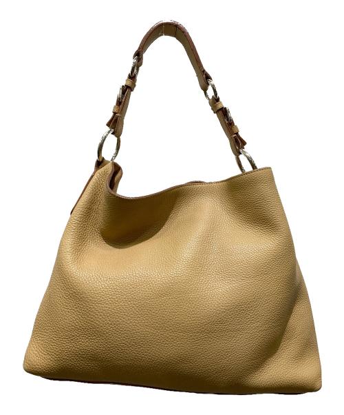 PRADA（プラダ）PRADA (プラダ) レザーバッグ　BR4373　31 14 ベージュの古着・服飾アイテム