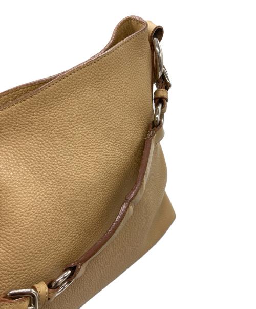 PRADA（プラダ）PRADA (プラダ) レザーバッグ　BR4373　31 14 ベージュの古着・服飾アイテム