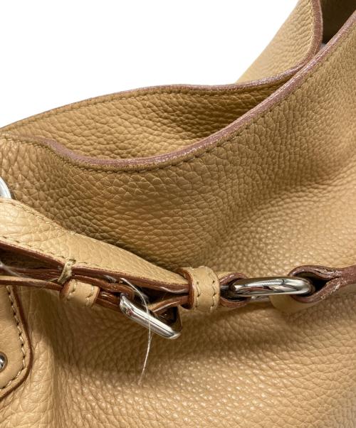 PRADA（プラダ）PRADA (プラダ) レザーバッグ　BR4373　31 14 ベージュの古着・服飾アイテム