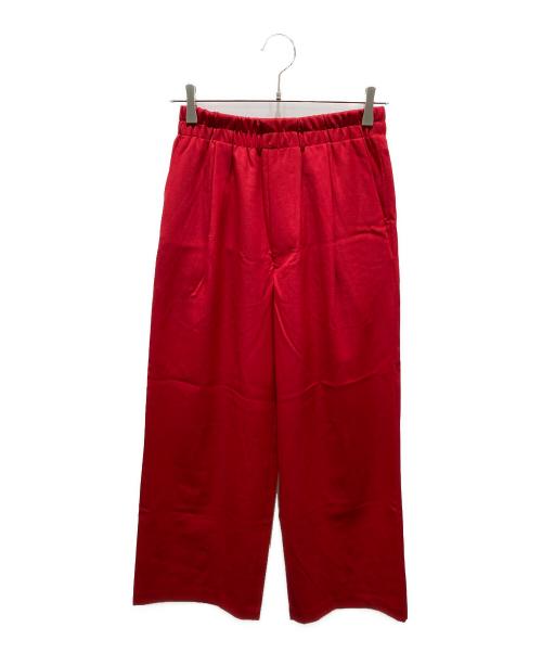 ORGANIC BY JOHN PATRICK（オーガニック バイ ジョン パトリック）ORGANIC BY JOHN PATRICK (オーガニック バイ ジョン パトリック) EVERDAY TUCK PANTS　RH-09 レッド サイズ:XSの古着・服飾アイテム