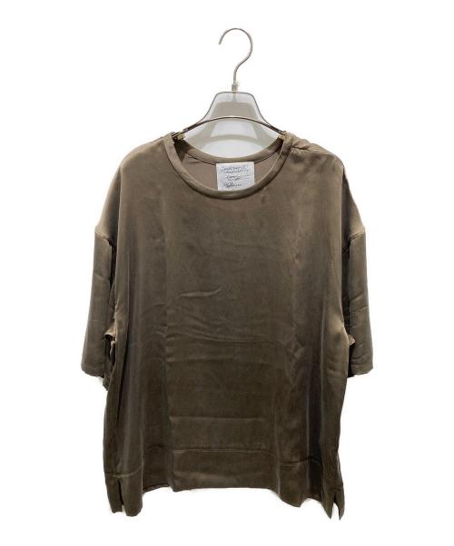 CHAOS（カオス）CHAOS (カオス) シルクフィブリルTシャツ　CH006027ER ブラウン サイズ:Ｆの古着・服飾アイテム