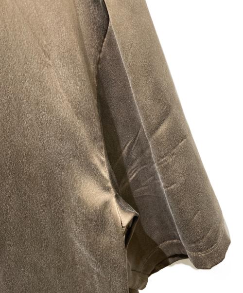 CHAOS（カオス）CHAOS (カオス) シルクフィブリルTシャツ　CH006027ER ブラウン サイズ:Ｆの古着・服飾アイテム