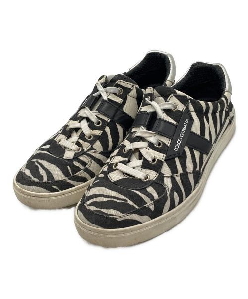 DOLCE & GABBANA（ドルチェ＆ガッバーナ）DOLCE & GABBANA (ドルチェ＆ガッバーナ) ローカットスニーカー ブラック サイズ:記載無しの為実寸参照の古着・服飾アイテム