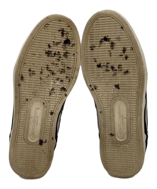 DOLCE & GABBANA（ドルチェ＆ガッバーナ）DOLCE & GABBANA (ドルチェ＆ガッバーナ) ローカットスニーカー ブラック サイズ:記載無しの為実寸参照の古着・服飾アイテム