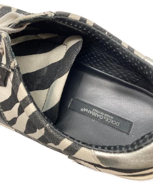 DOLCE & GABBANA（ドルチェ＆ガッバーナ）DOLCE & GABBANA (ドルチェ＆ガッバーナ) ローカットスニーカー ブラック サイズ:記載無しの為実寸参照の古着・服飾アイテム