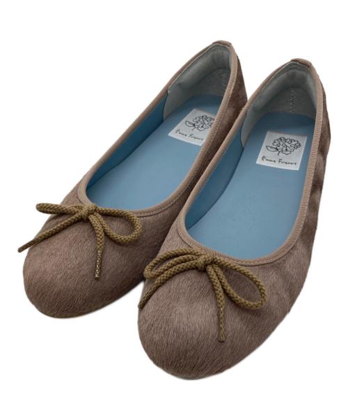 EMMA FRANCIS（エマフランシス）EMMA FRANCIS (エマフランシス) フラット バレエシューズ ベージュ サイズ:22.5cmの古着・服飾アイテム