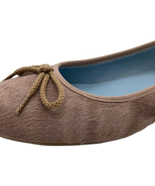 EMMA FRANCIS（エマフランシス）EMMA FRANCIS (エマフランシス) フラット バレエシューズ ベージュ サイズ:22.5cmの古着・服飾アイテム