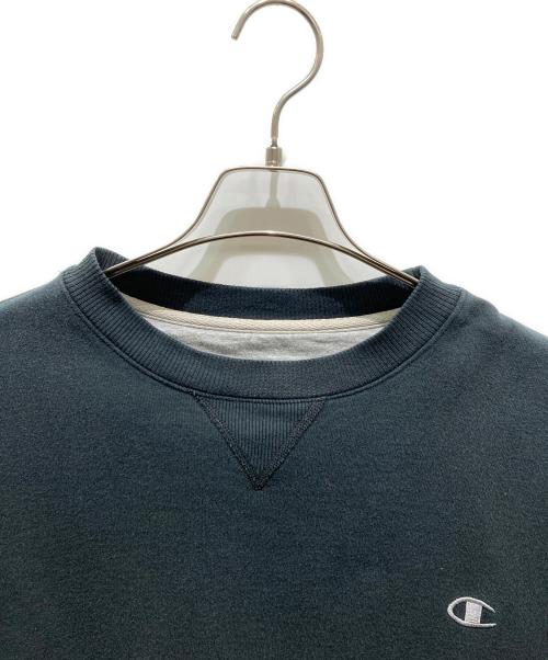Champion（チャンピオン）Champion (チャンピオン) クルーネックスウェット ブラック サイズ:XLの古着・服飾アイテム