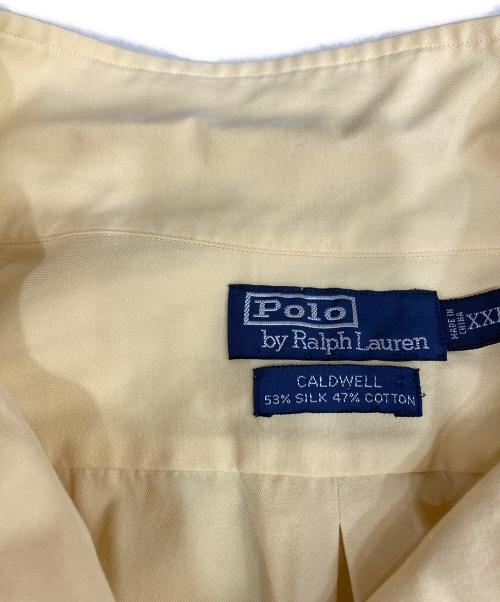 POLO RALPH LAUREN（ポロ・ラルフローレン）POLO RALPH LAUREN (ポロ・ラルフローレン) オープンカラーシャツ　CALDWELL イエロー サイズ:xxlの古着・服飾アイテム