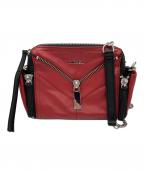 DIESELディーゼル）の古着「LE-ZIPPER ショルダーバッグ」｜レッド