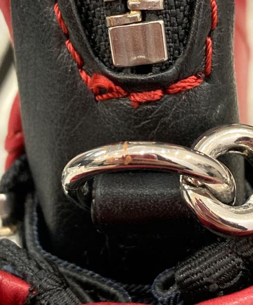 DIESEL（ディーゼル）DIESEL (ディーゼル) LE-ZIPPER ショルダーバッグ レッドの古着・服飾アイテム