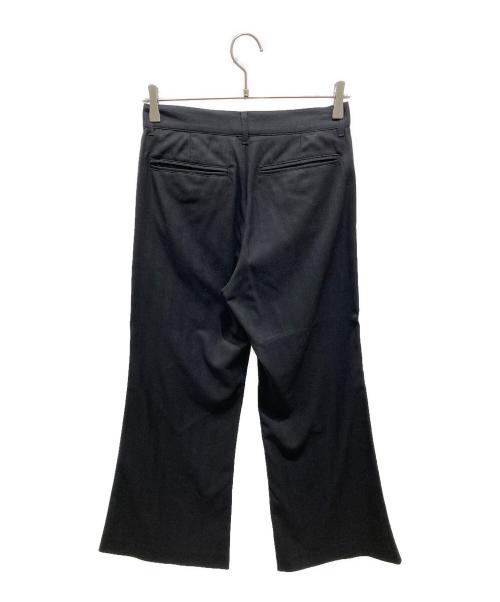soerte（ソエルテ）soerte (ソエルテ) ワイドフレアパンツ ブラックの古着・服飾アイテム