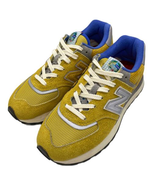 NEW BALANCE（ニューバランス）NEW BALANCE (ニューバランス) BODEGA (ボデガ) ローカットスニーカー　U574LGB1 イエロー サイズ:25の古着・服飾アイテム