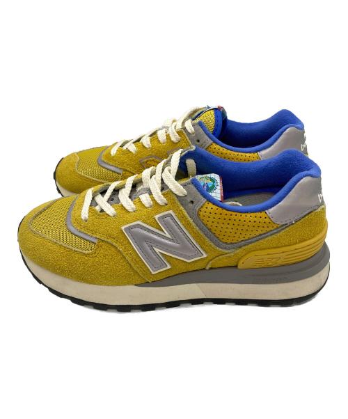 NEW BALANCE（ニューバランス）NEW BALANCE (ニューバランス) BODEGA (ボデガ) ローカットスニーカー　U574LGB1 イエロー サイズ:25の古着・服飾アイテム
