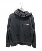 stussyステューシー）の古着「プルオーバーパーカー」｜ブラック