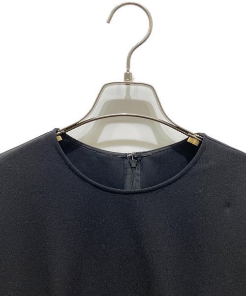 NOLLEY'S（ノーリーズ）NOLLEY'S (ノーリース) ウォッシャブルカットジョーゼットサイドタックブラウス　4-0036-1-01-051 ブラック サイズ:FREEの古着・服飾アイテム