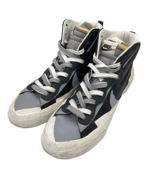 NIKE（ナイキ）NIKE (ナイキ) sacai (サカイ) BLAZER MID　BV0072-002 ブラック サイズ:27.5の古着・服飾アイテム