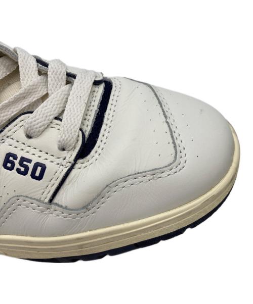 NEW BALANCE（ニューバランス）NEW BALANCE (ニューバランス) Aime Leon Dore (エメ レオン ドレ) ミッドカットスニーカー　BB650RD1 ベージュ サイズ:26.5の古着・服飾アイテム