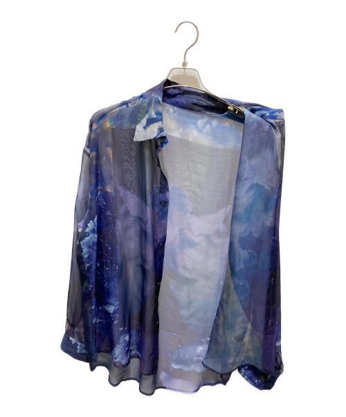 HARE（ハレ）HARE (ハレ) 総柄シャツ　HA020192TO ネイビー サイズ:Fの古着・服飾アイテム