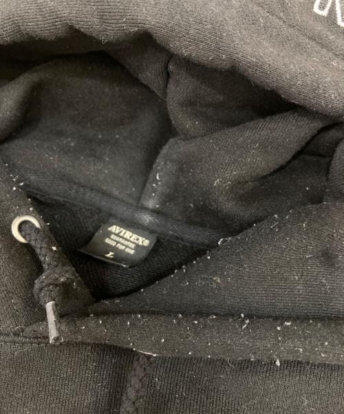 AVIREX（アヴィレックス）AVIREX (アヴィレックス) ONEMADE コラボ SPECIAL HOODIE　783-2231012 ブラック サイズ:Lの古着・服飾アイテム