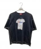 DIESELディーゼル）の古着「グラフィックプリントTシャツ　A19214」｜ブラック