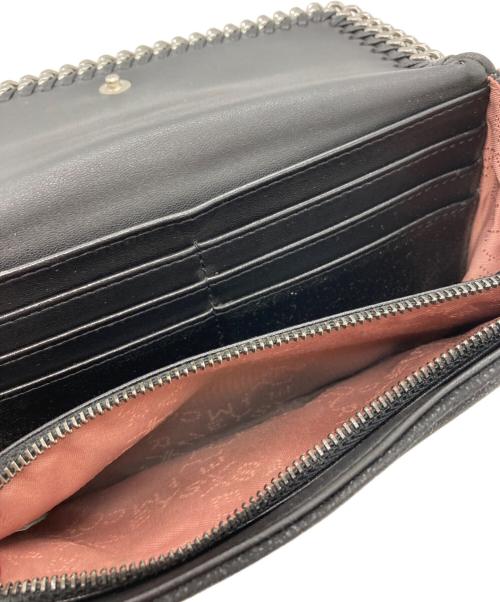 STELLA McCARTNEY（ステラマッカートニー）STELLA McCARTNEY (ステラマッカートニー) ファラベラ コンチネンタルウォレット　430999 ブラックの古着・服飾アイテム