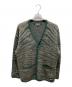 NEIGHBORHOOD（ネイバーフッド）の古着「TIGER PATTERN MOHAIR CARDIGAN」｜グリーン