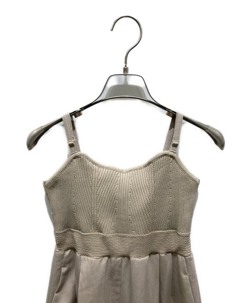 COCODEAL（ココディール）COCODEAL (ココディール) ニットビスチェオールインワン　73515516 ブラウン サイズ:2の古着・服飾アイテム