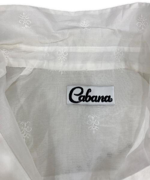 CABANA（カバナ）CABANA (カバナ) ノースリーブブラウス　22SS-SH02-A ホワイト サイズ:36の古着・服飾アイテム