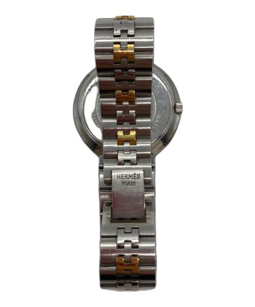 HERMES（エルメス）HERMES (エルメス) リストウォッチ　378816L olympia  ベージュの古着・服飾アイテム