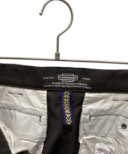 BLUCO WORK GARMENT（ブルコ ワーク ガーメント）BLUCO WORK GARMENT (ブルコ ワーク ガーメント) 刺繍テーパードパンツ ブラウン サイズ:Ｌの古着・服飾アイテム