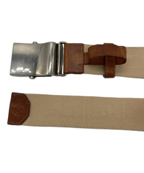 PRADA（プラダ）PRADA (プラダ) バックルガチャベルト　2C4365 ベージュの古着・服飾アイテム