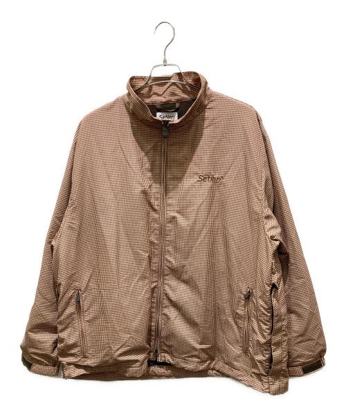 SETINN（セットイン）Setinn (セットイン) ナイロンジャケット ブラウン サイズ:XLの古着・服飾アイテム