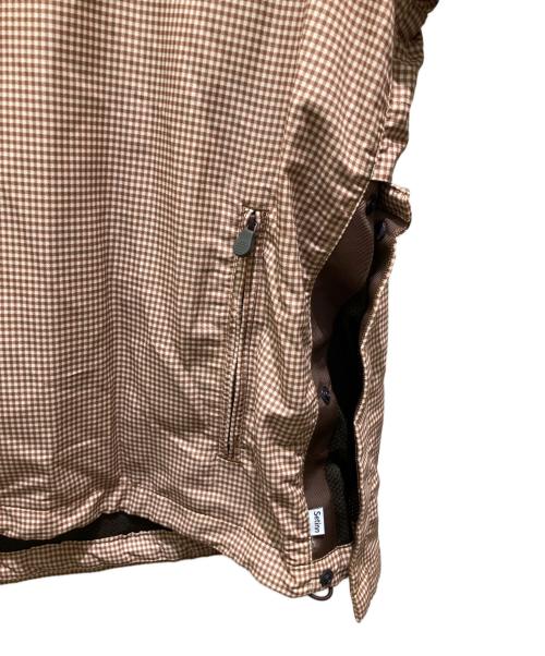 SETINN（セットイン）Setinn (セットイン) ナイロンジャケット ブラウン サイズ:XLの古着・服飾アイテム