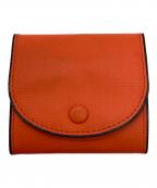 Valextraヴァレクストラ）の古着「スナップボタン コインケース　l i 0q」｜オレンジ