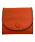 Valextra（ヴァレクストラ）の古着「スナップボタン コインケース　l i 0q」｜オレンジ